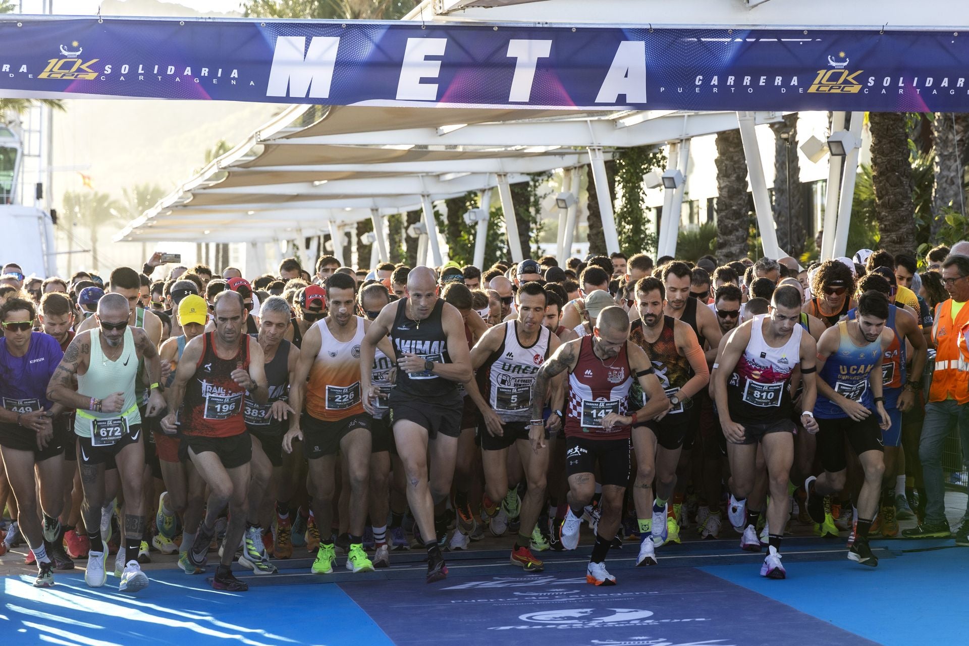 En imágenes, carrera 10K Puerto de Cartagena