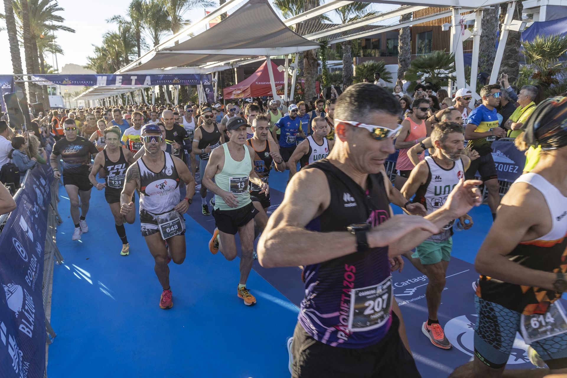 En imágenes, carrera 10K Puerto de Cartagena