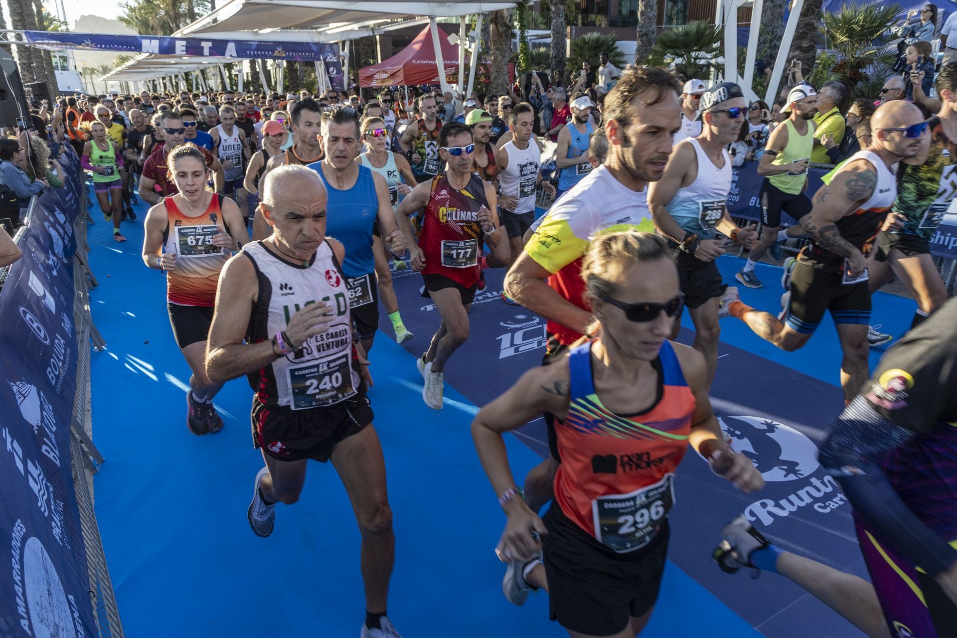 En imágenes, carrera 10K Puerto de Cartagena