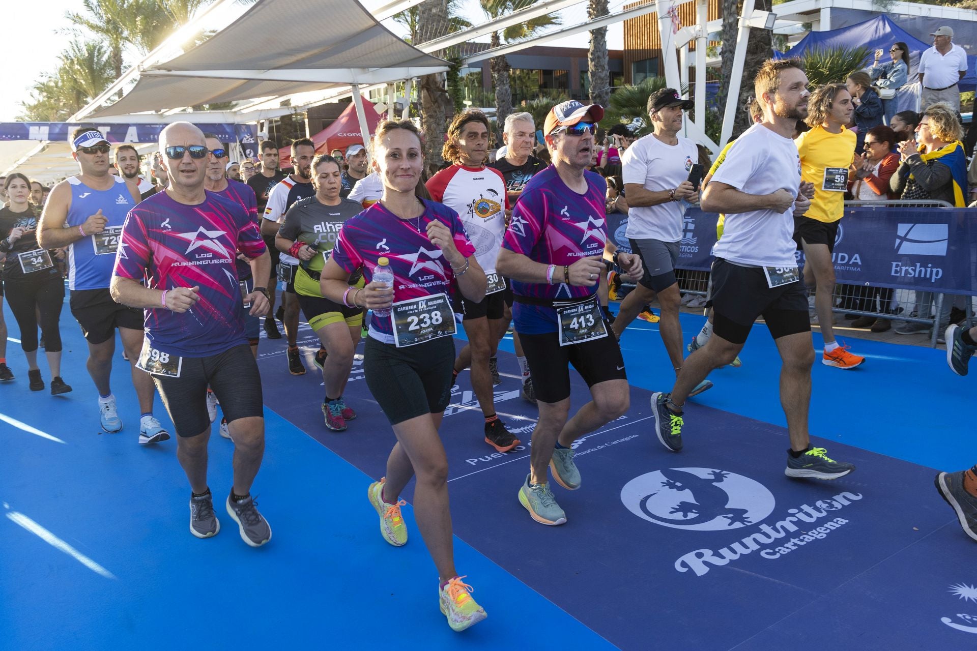 En imágenes, carrera 10K Puerto de Cartagena