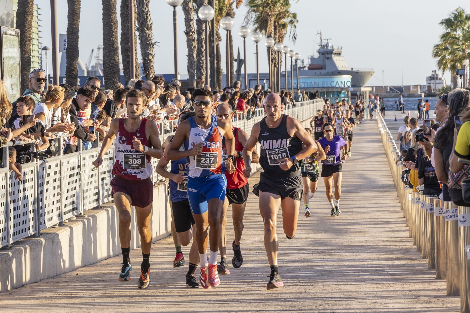 En imágenes, carrera 10K Puerto de Cartagena