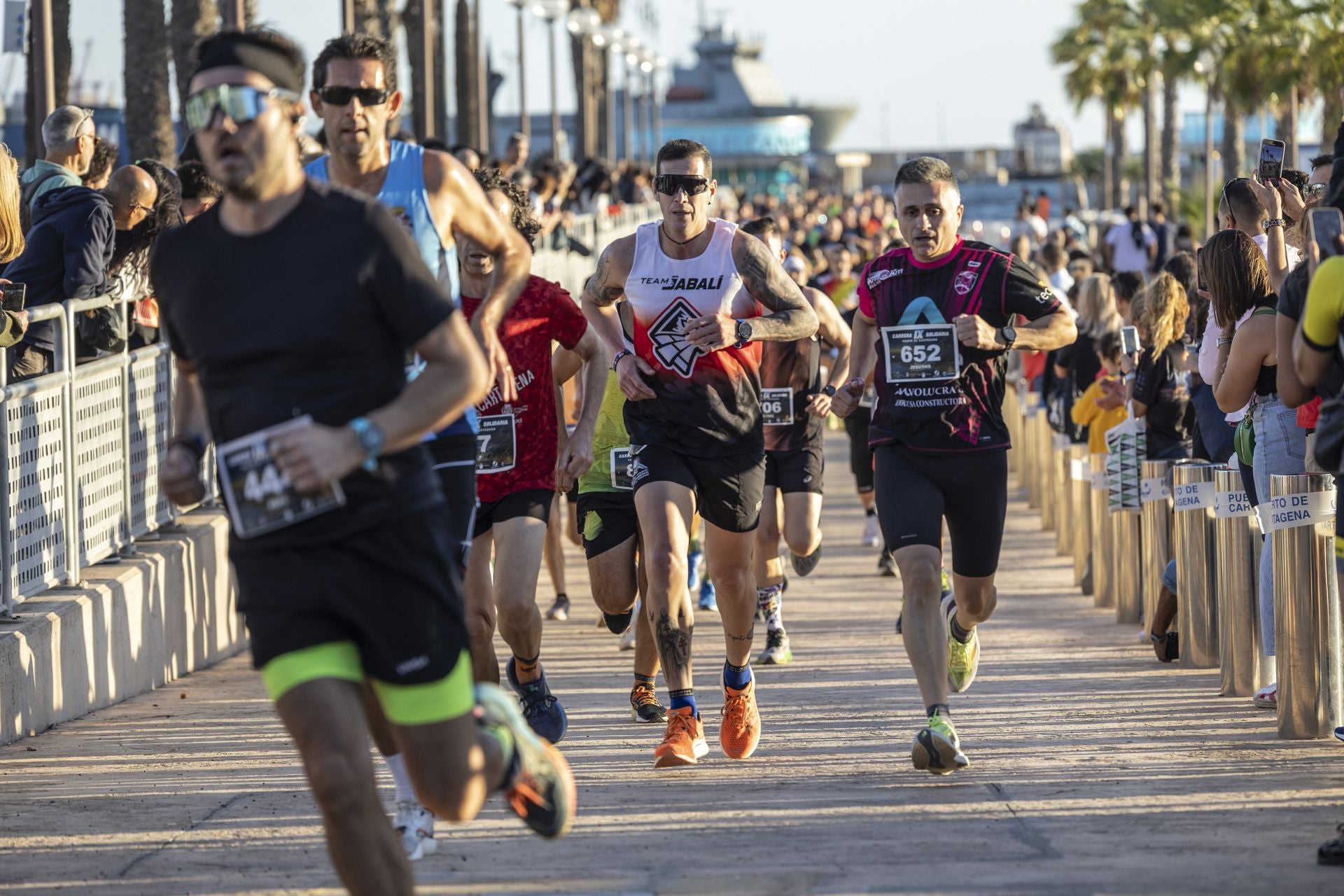 En imágenes, carrera 10K Puerto de Cartagena