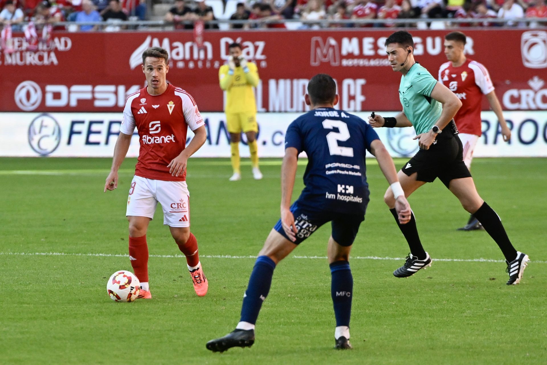 El empate del Real Murcia frente al Marbella FC, en imágenes