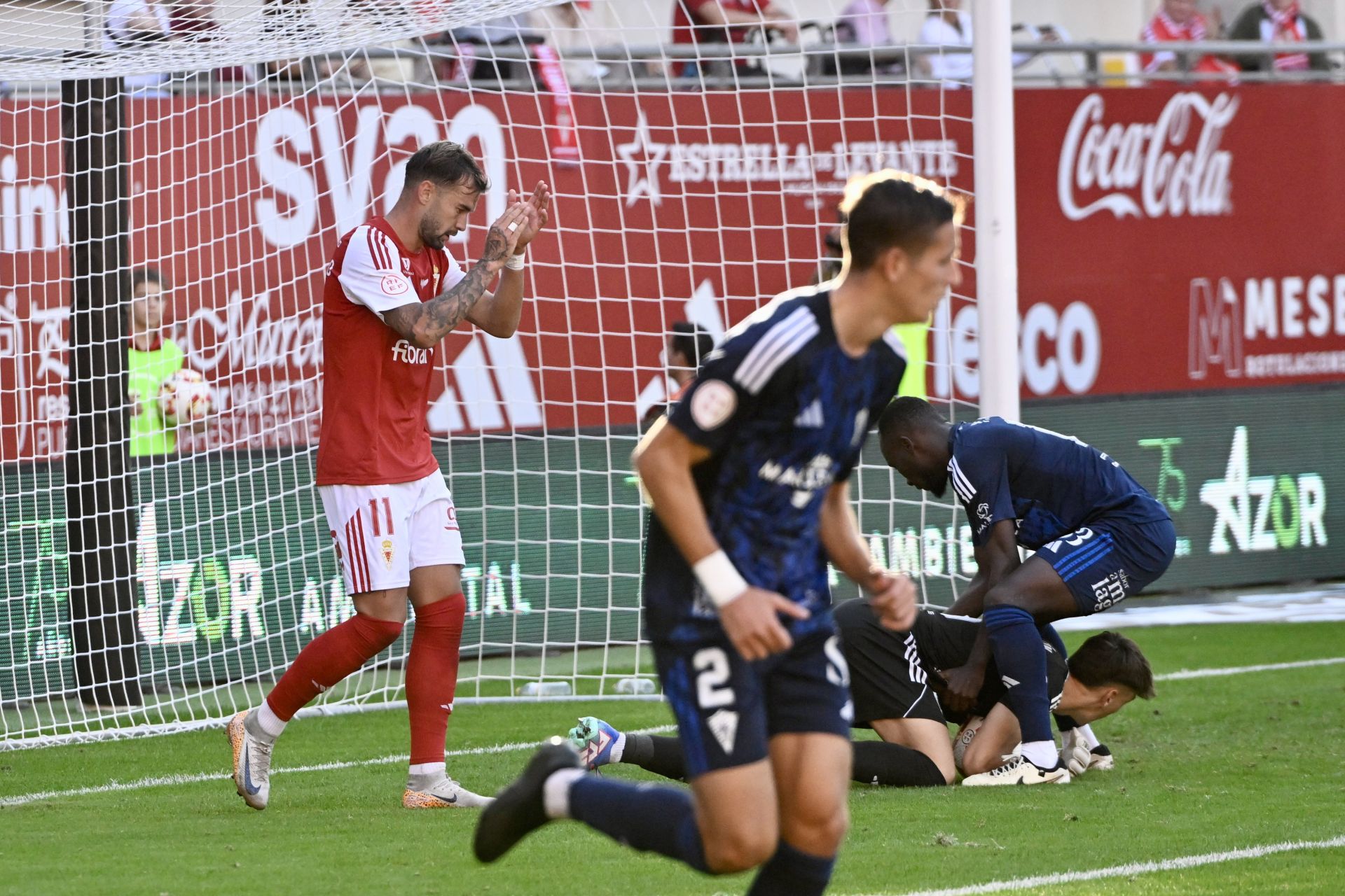 El empate del Real Murcia frente al Marbella FC, en imágenes