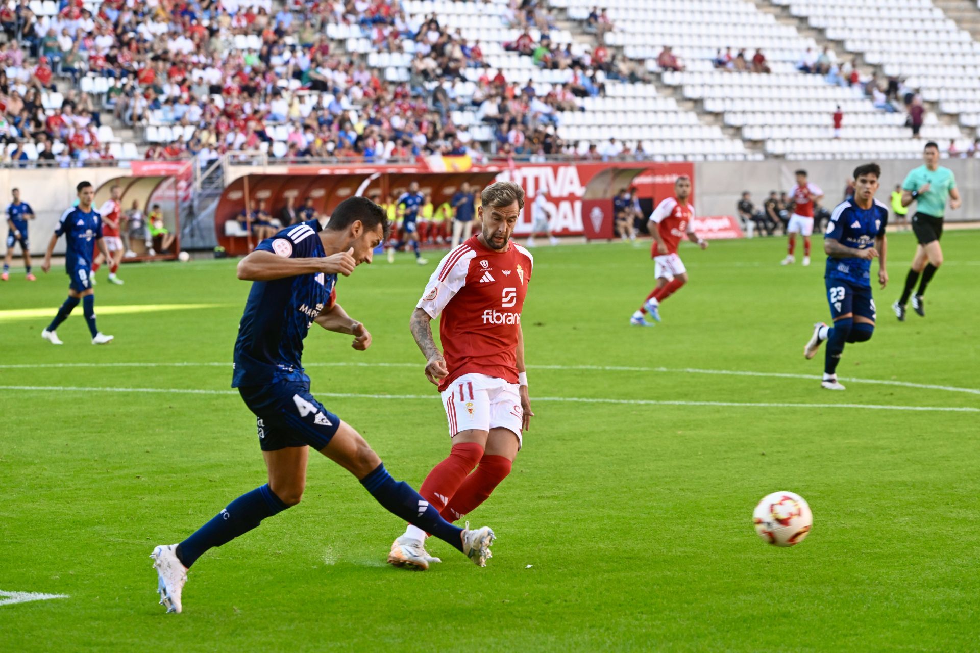 El empate del Real Murcia frente al Marbella FC, en imágenes