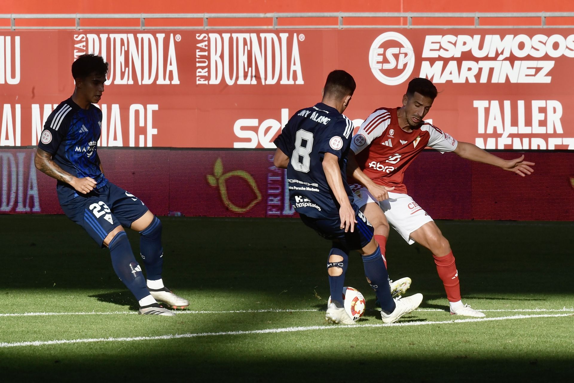 El empate del Real Murcia frente al Marbella FC, en imágenes