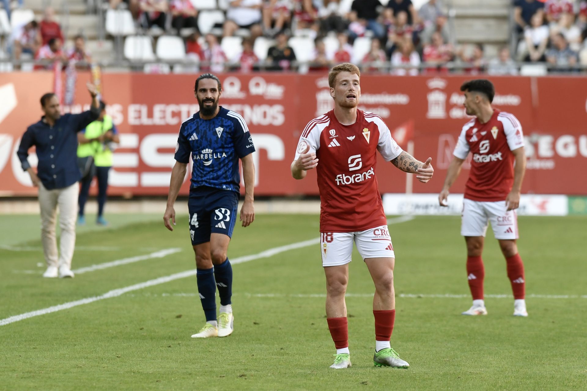 El empate del Real Murcia frente al Marbella FC, en imágenes