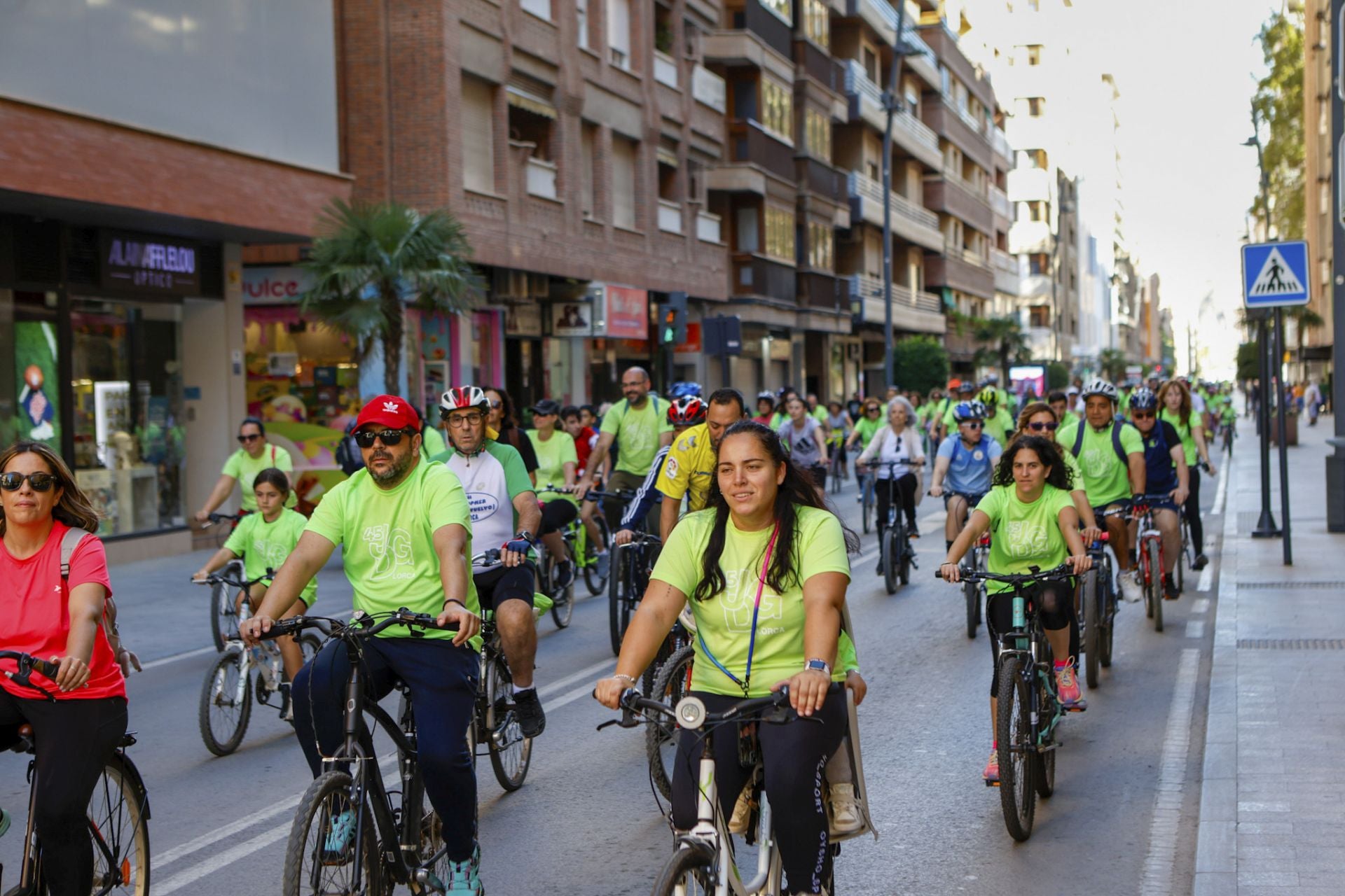 Un ciclopaseo cierra las olimpiadas lorquinas