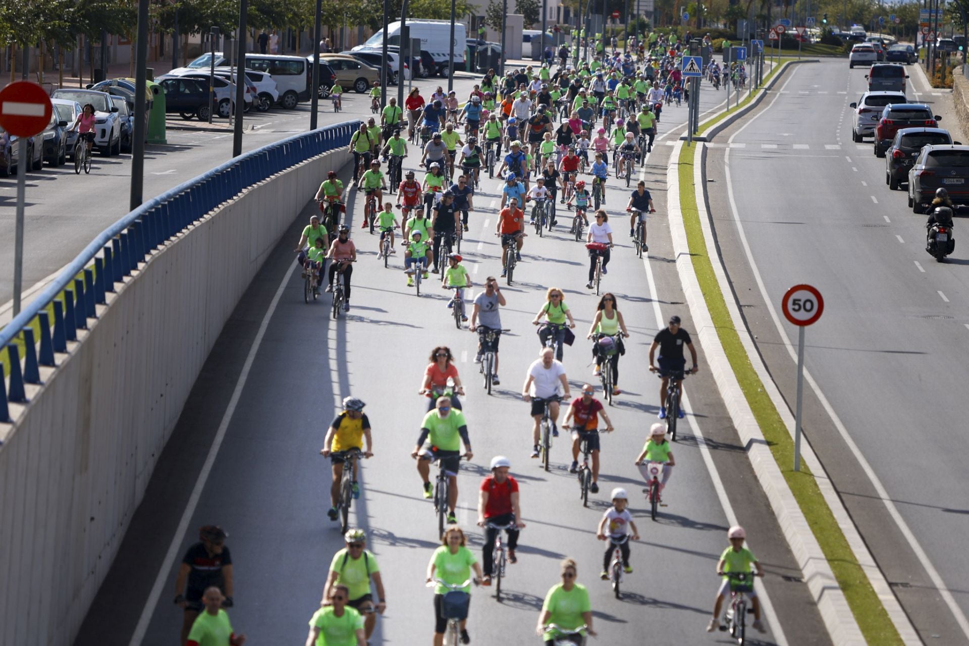 Un ciclopaseo cierra las olimpiadas lorquinas