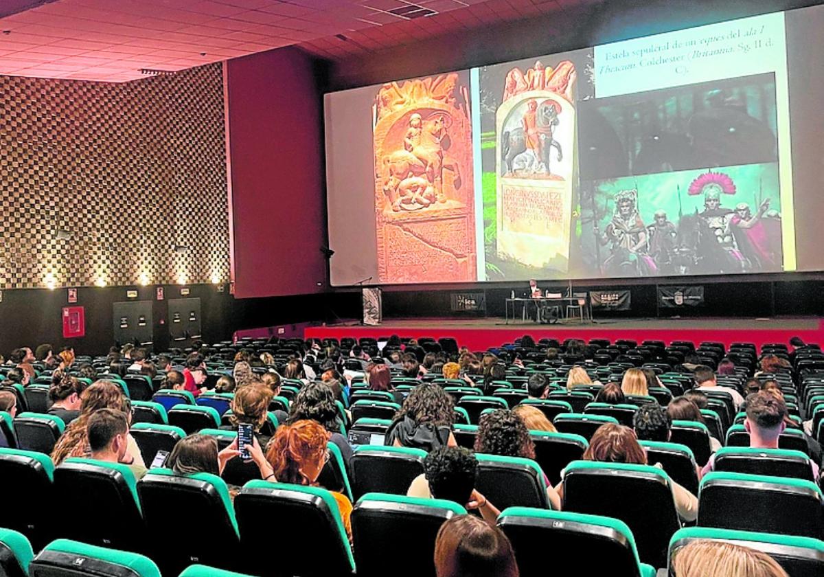 Una de las sesiones del congreso en la Filmoteca.