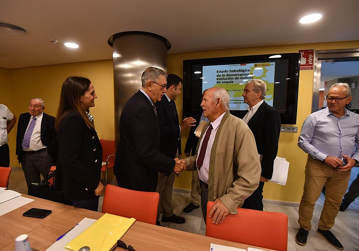 La reunión, este lunes, de la Comisión Permanente de la Sequía.