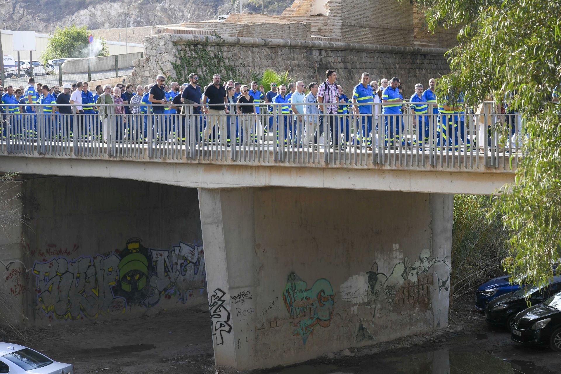 La protesta de los trabajadores de Navantia, en imágenes