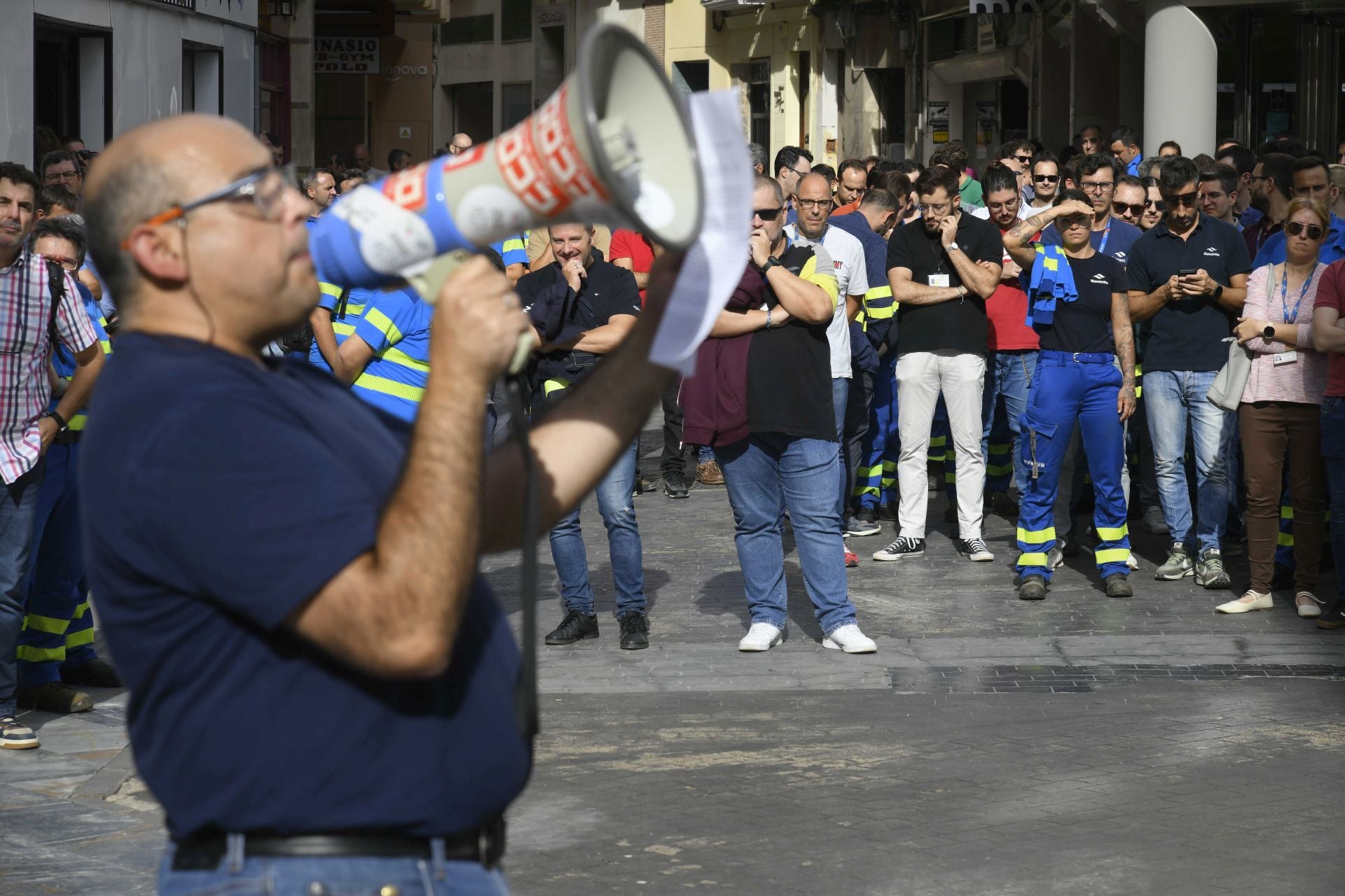 La protesta de los trabajadores de Navantia, en imágenes