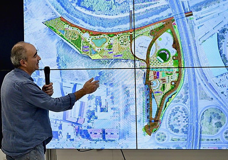 La presentación, este jueves, del proyecto definitivo del Parque Metropolitano Oeste.