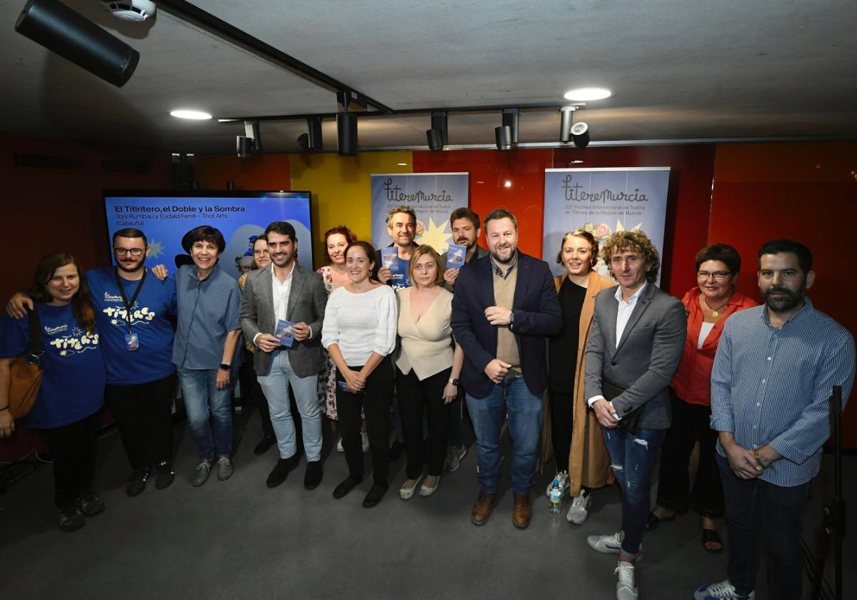 Presentación ayer, en el Teatro Circo de Murcia, de la nueva edición del festival con autoridades, organizadores y patrocinadores.