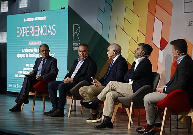 Jorge Alacid, Javier Jarilla, Javier López, Alfonso Pérez y Ángel Garrigós.