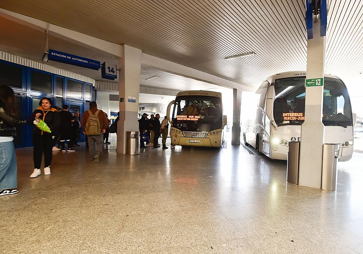 La estación de autobuses de Murcia, en una imagen de archivo