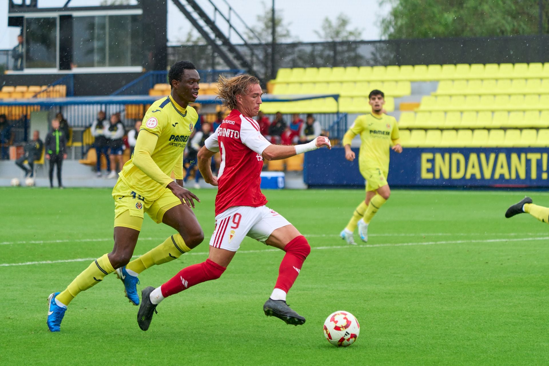 La victoria del Real Murcia frente al Villarreal B, en imágenes