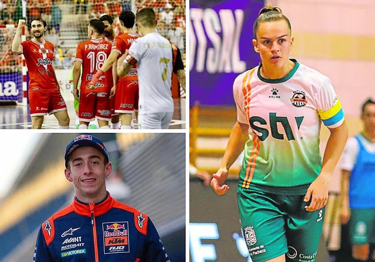 Pedro Acosta, Mayte Mateo y Jimbee Cartagena.