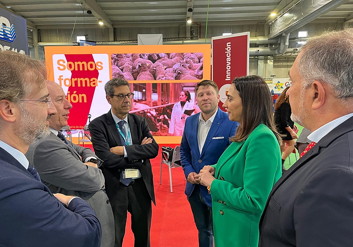 La consejera durante su participación en Sepor.