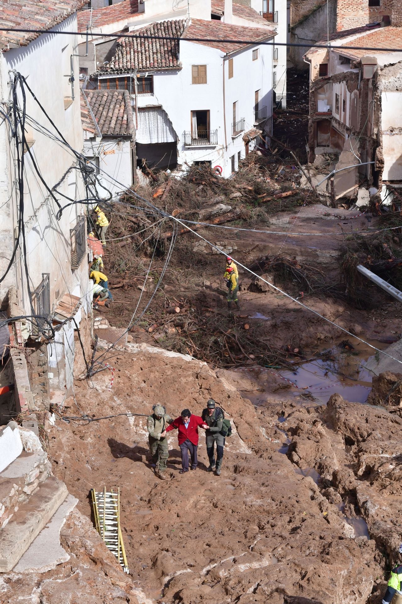 Los estragos por las inundaciones en Letur, en imágenes