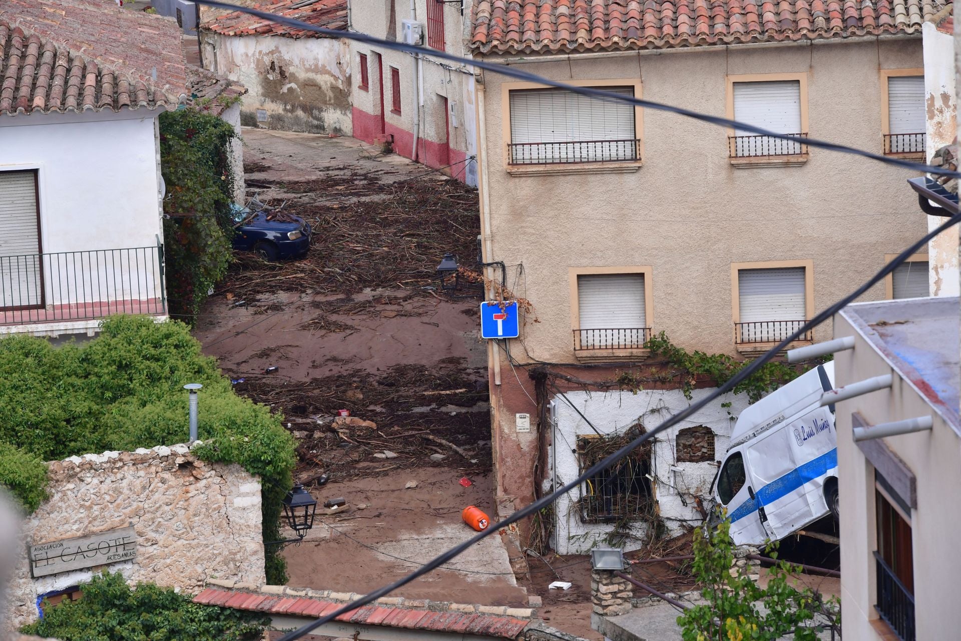 Los estragos por las inundaciones en Letur, en imágenes