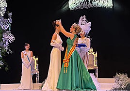 Coronación, el año pasado, de la actual Reina de la Sal, Mireya Hernández.