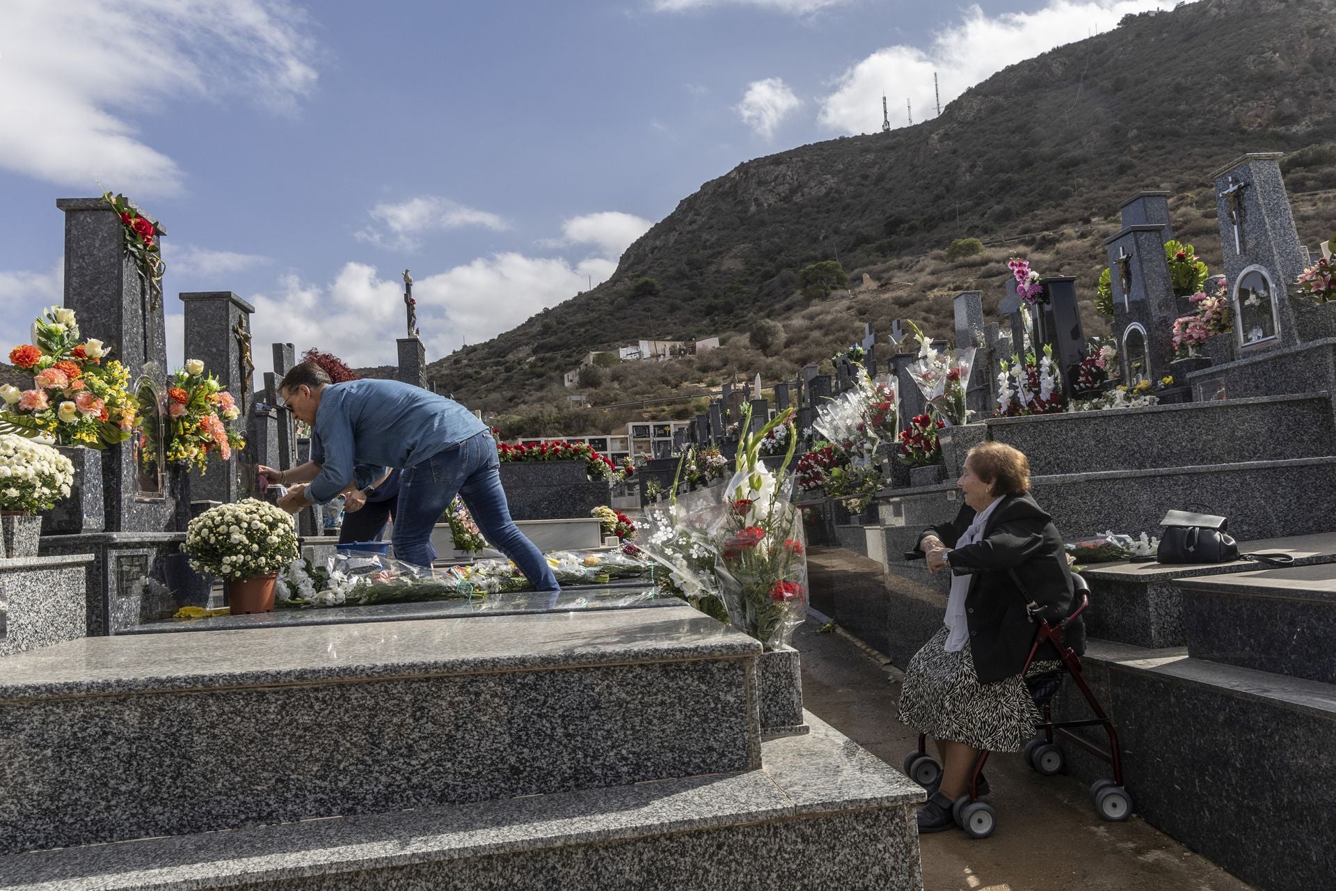 Las imágenes del Día de Todos los Santos en Cartagena