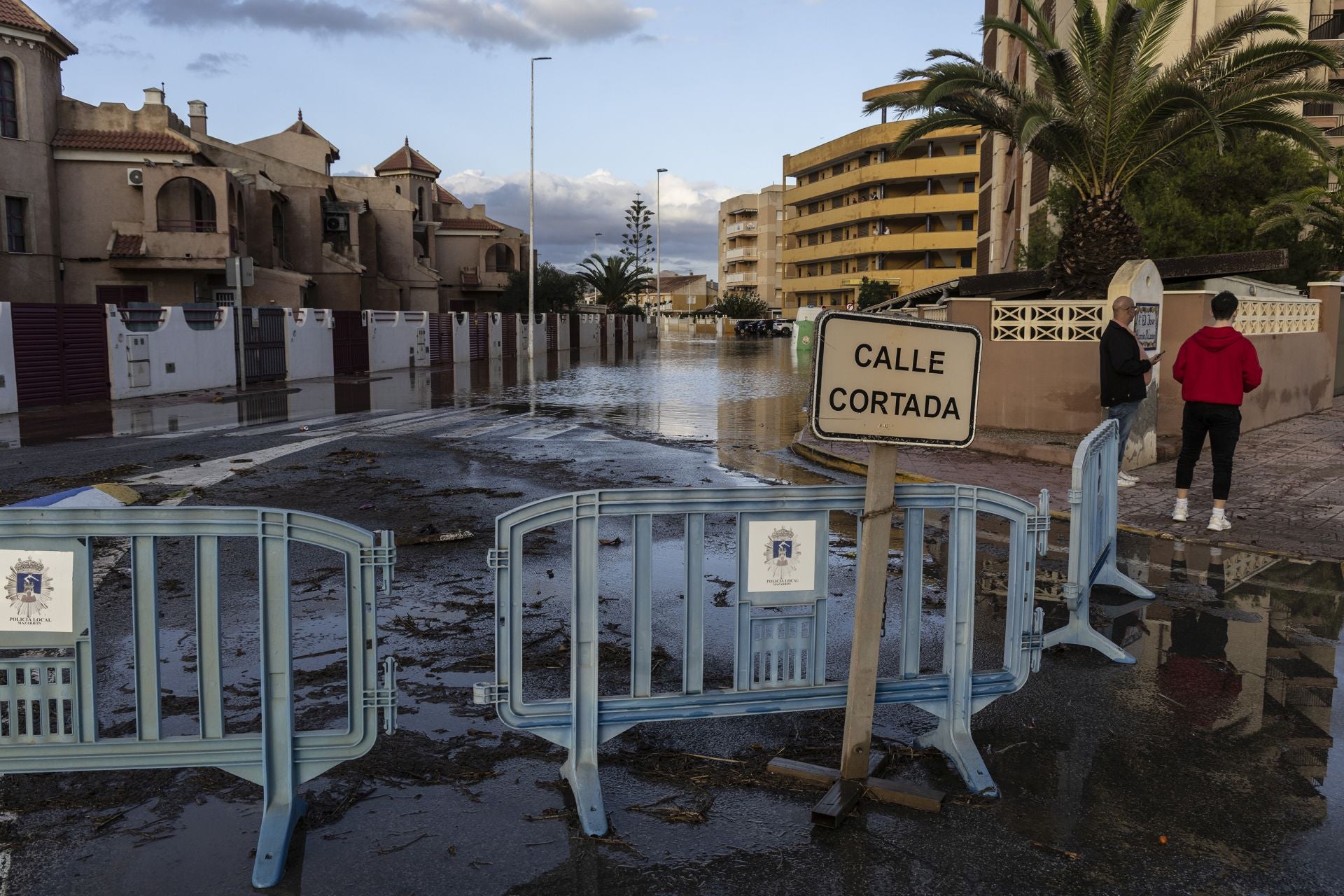 En imágenes | Mazarrón se lleva la peor parte de la alerta naranja por lluvia