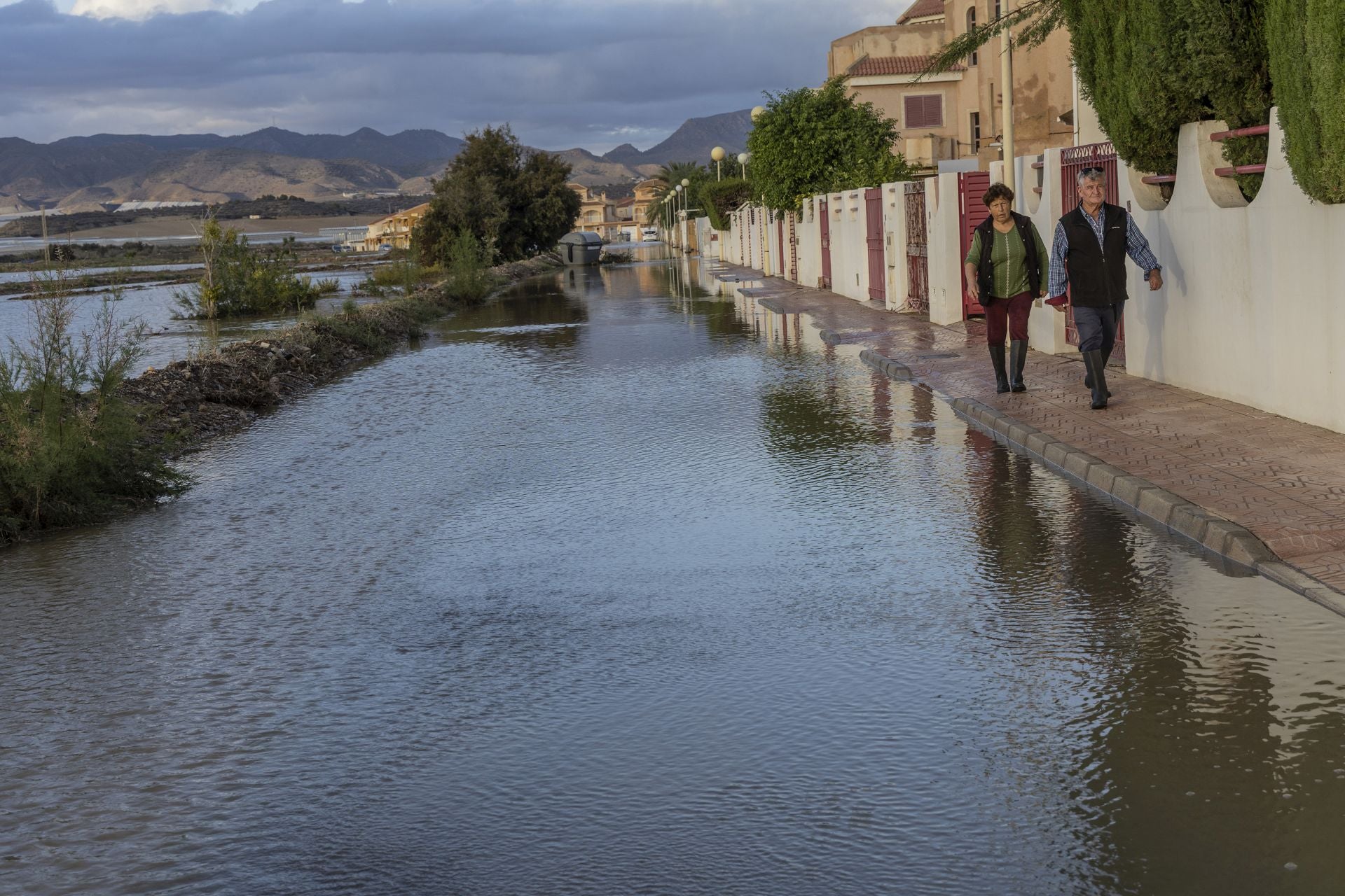 En imágenes | Mazarrón se lleva la peor parte de la alerta naranja por lluvia