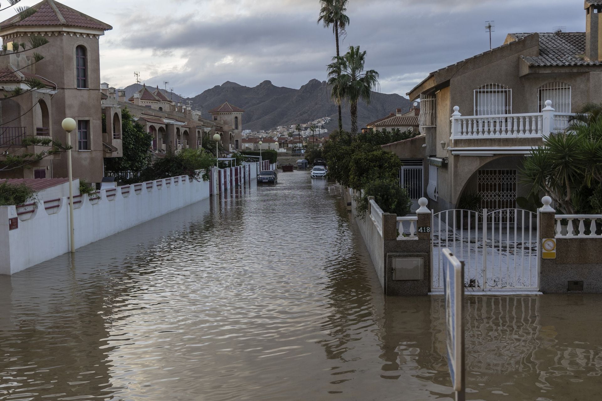 En imágenes | Mazarrón se lleva la peor parte de la alerta naranja por lluvia