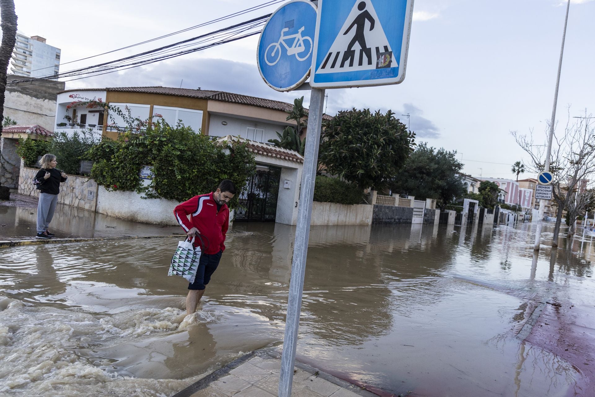 En imágenes | Mazarrón se lleva la peor parte de la alerta naranja por lluvia