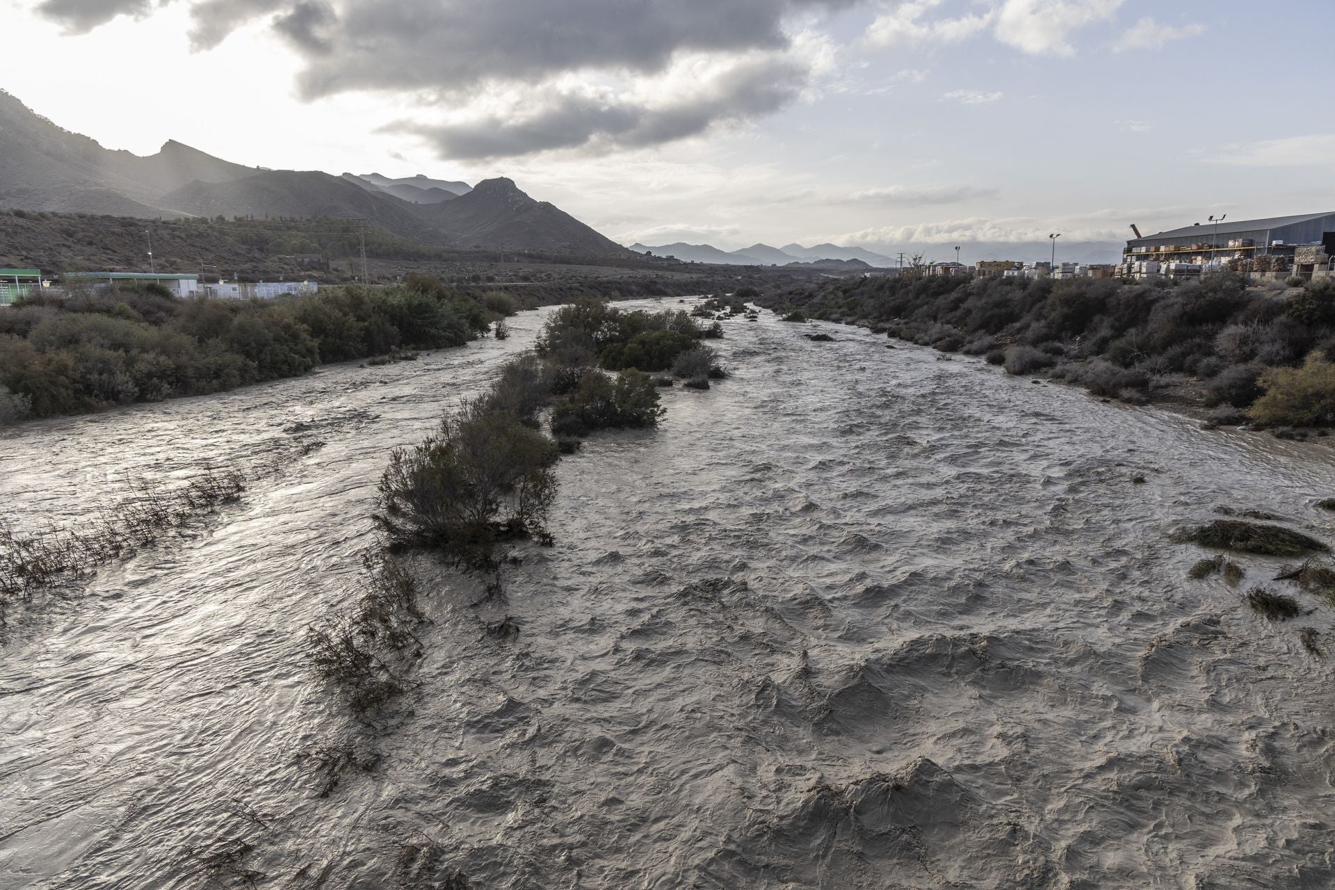 En imágenes | Mazarrón se lleva la peor parte de la alerta naranja por lluvia