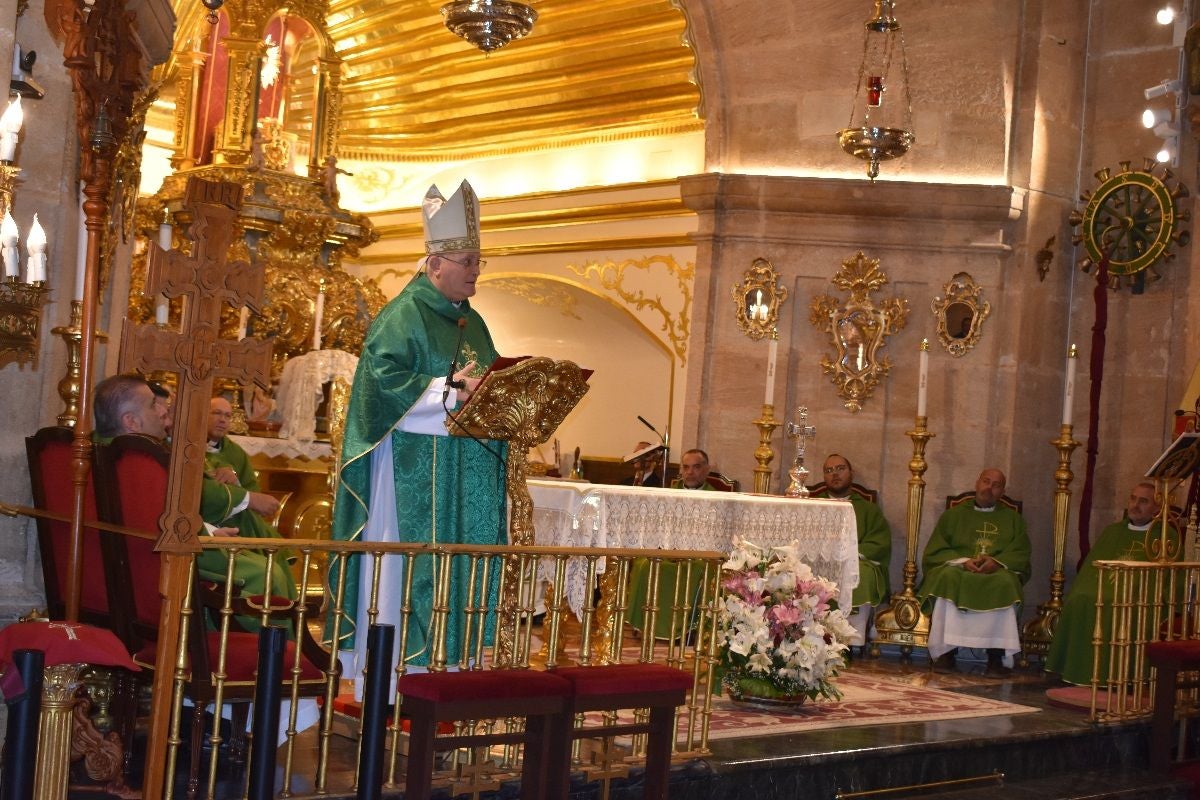 Abanilla peregrina a Caravaca - Misa del Peregrino