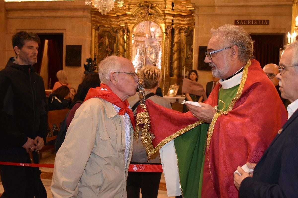Abanilla peregrina a Caravaca - Misa del Peregrino