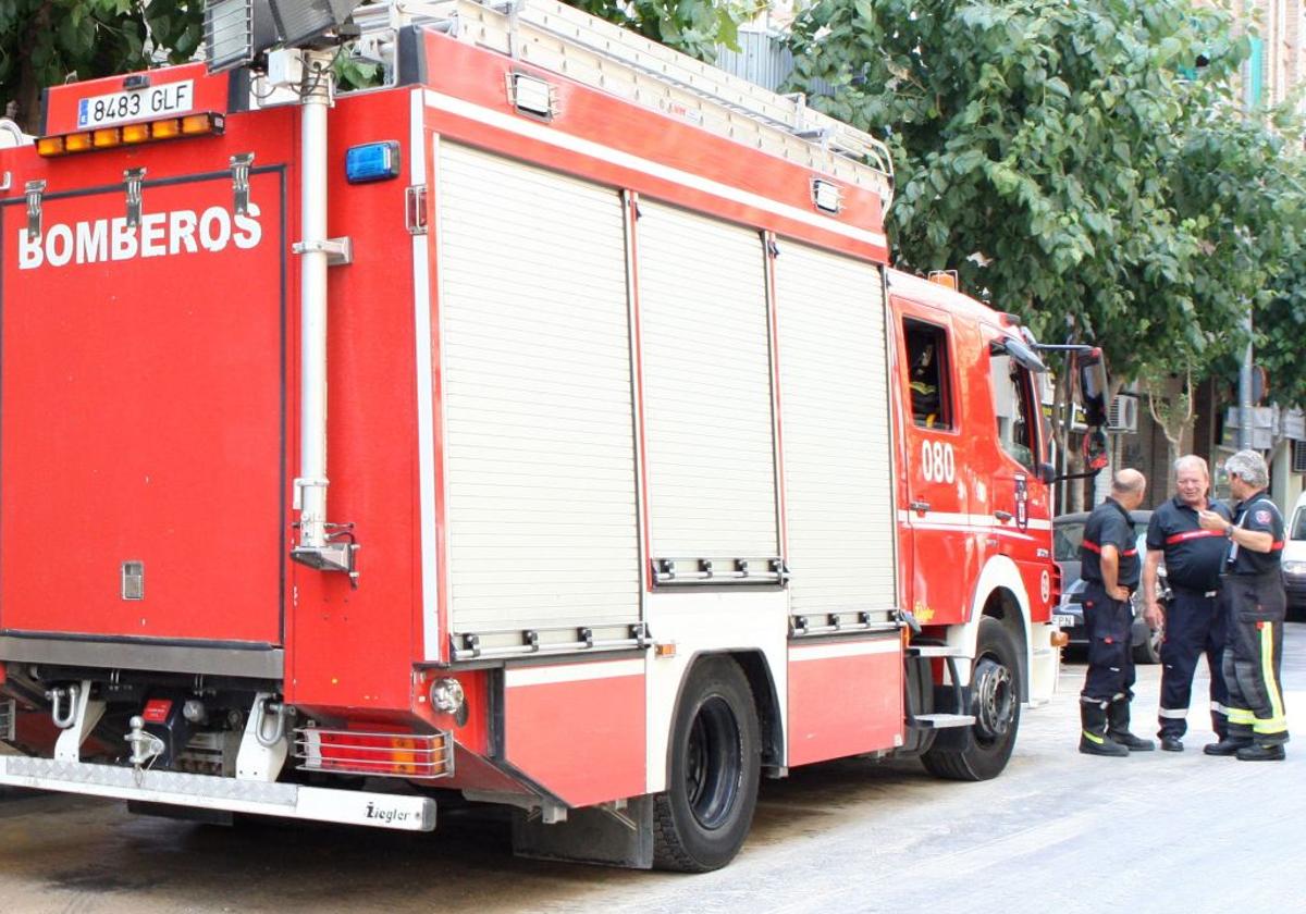 Imagen de archivo de un cambión de bomberos.