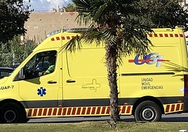 Una ambulancia en una imagen de archivo.