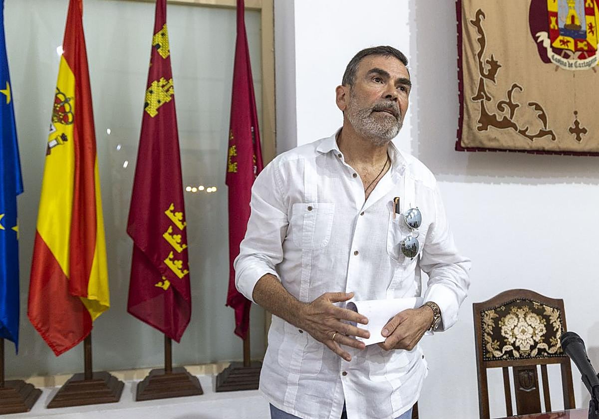 José López, durante una rueda de prensa.