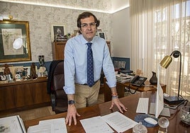 Pedro Pablo Hernández, en su despacho del Puerto, en 2023.