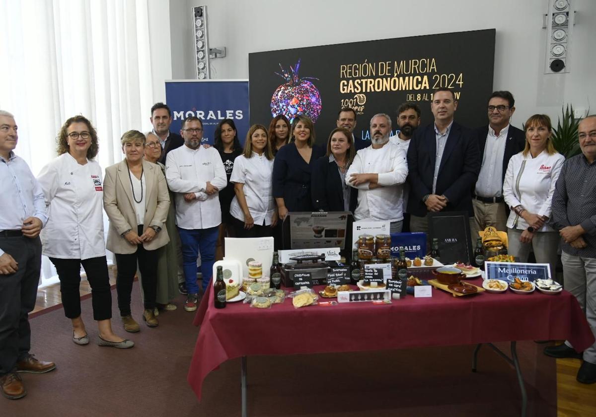 Presentación de Región de Murcia Gastronómica en Cartagena, este jueves.