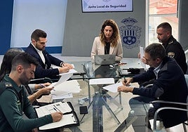 Junta de Seguridad Ciudadana celebrada este viernes en Archena.