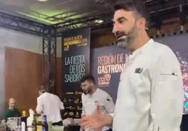 Rodi Fernández, durante su ponencia en Región de Murcia Gastronómica.