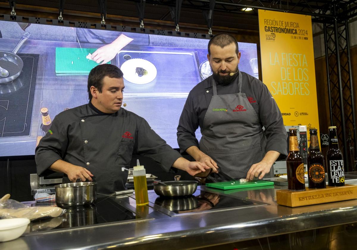 Sergio Onell y Diego Aguirre, en Región de Murcia Gastronómica este domingo.