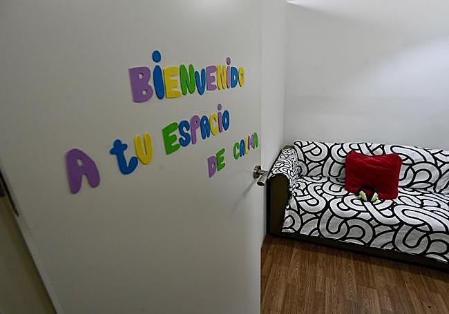 Sala de calma de Heaslip Barber para la relajación de clientes.