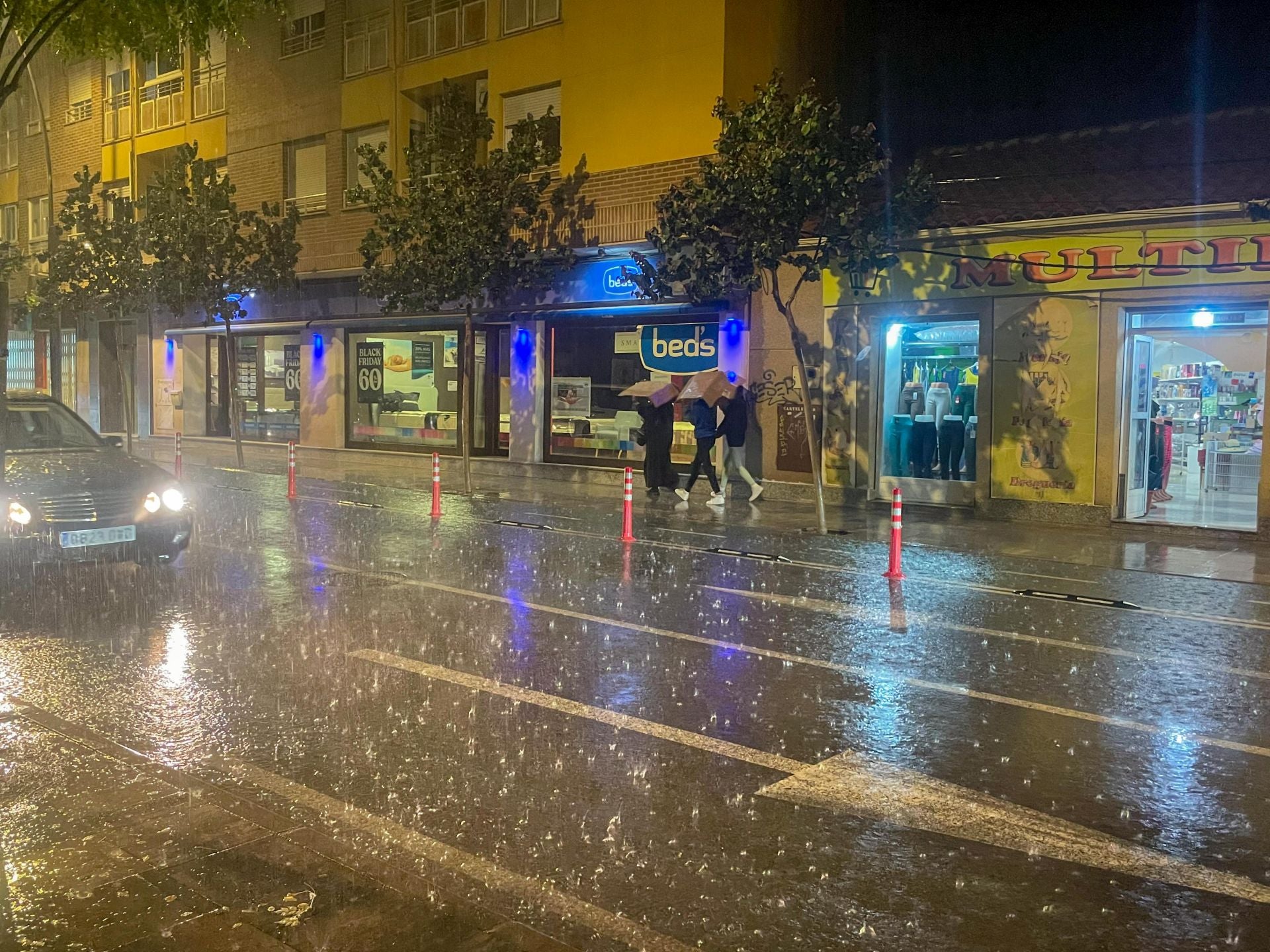 Las imágenes de la lluvia en Lorca