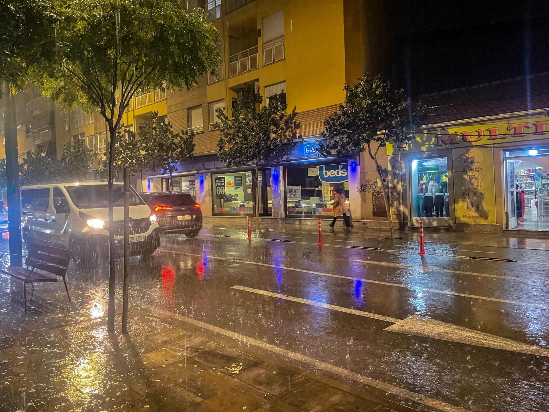 Las imágenes de la lluvia en Lorca