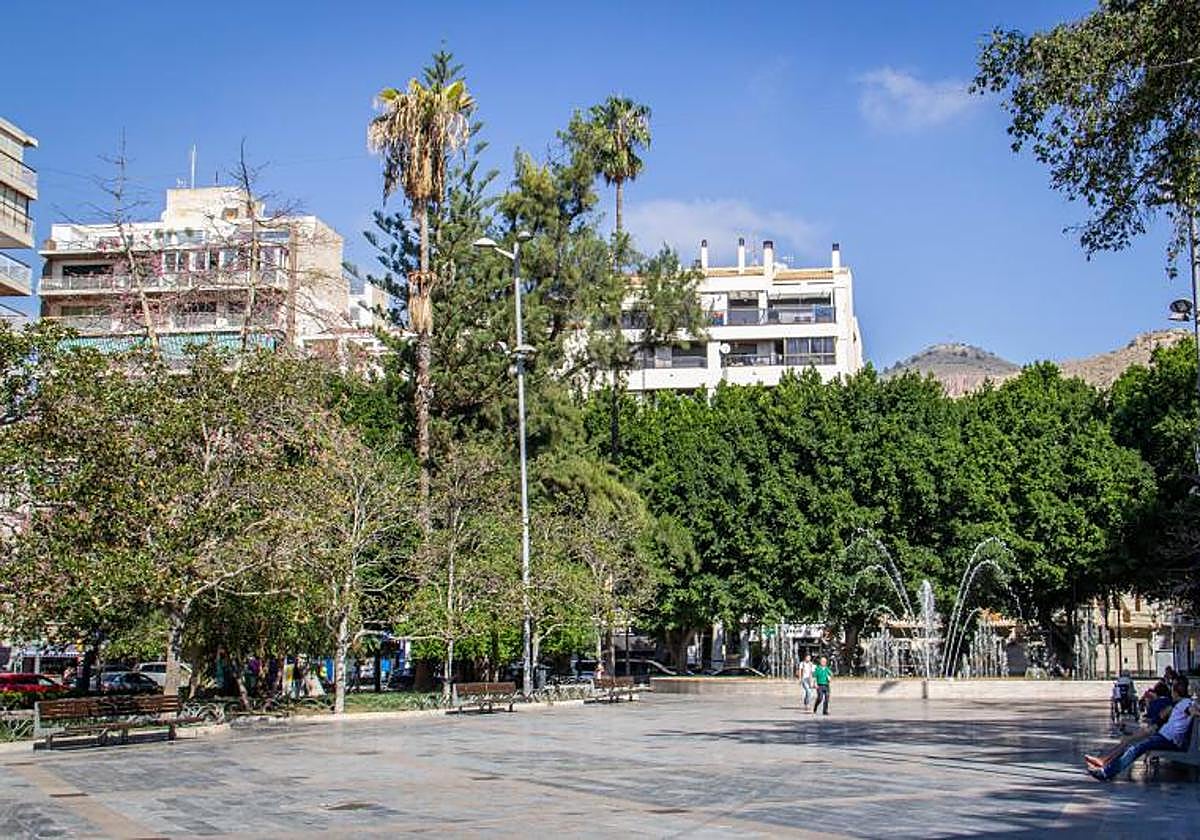 La Glorieta Gabriel Miró de Orihuela, en una imagen de archivo.
