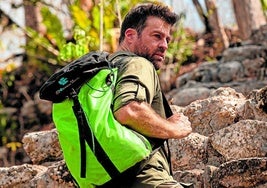 Ignacio Martín Lerma, en la Península de Yucatán, donde ha estudiado la herencia del mundo maya durante su estancia mexicana.