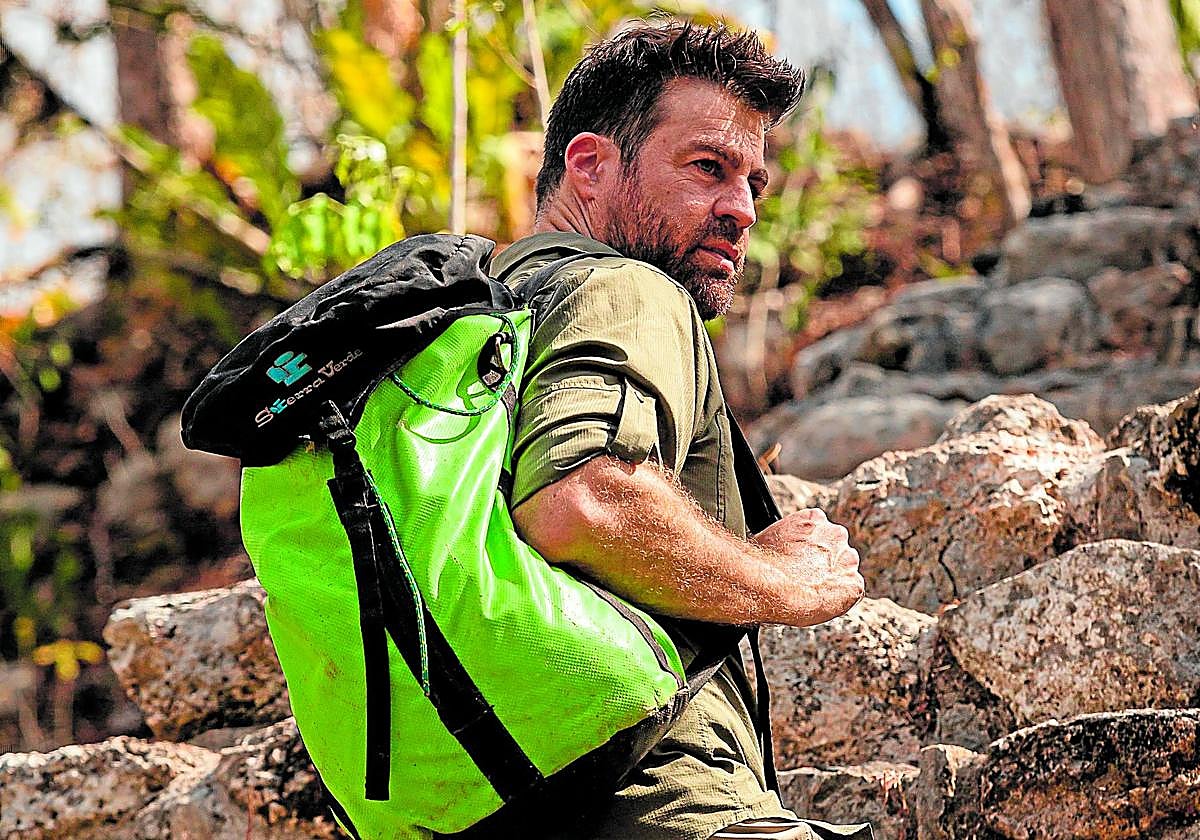 Ignacio Martín Lerma, en la Península de Yucatán, donde ha estudiado la herencia del mundo maya durante su estancia mexicana.