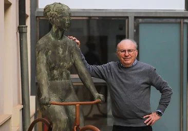 José Antonio Planes, en el centro cultural Las Claras, en Murcia.